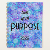 Live with Purpose 2026 Planner Planer (Vorderseite)