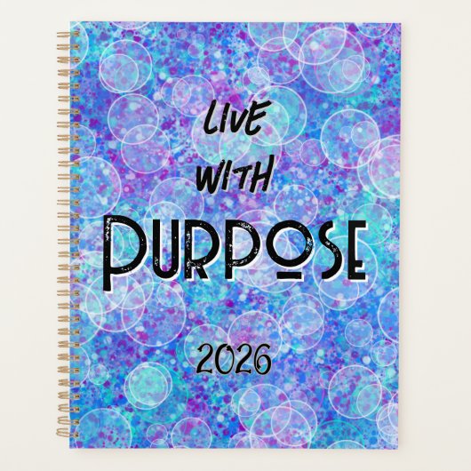 Live with Purpose 2026 Planner Planer (Vorderseite)