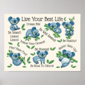 Live Your Best Life Version 2 Poster (Vorne)
