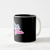 Live Your Dream 11 oz Zwei-Tonen-Tasse Zweifarbige Tasse (VorderseiteRechts)