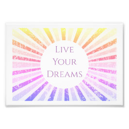 Live Your Dream Art Print Fotodruck