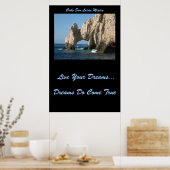 Live Your Dream Poster (Küche)