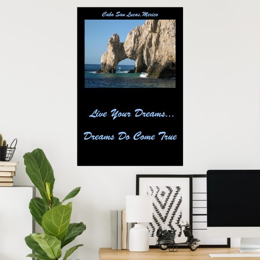 Live Your Dream Poster (Heimbüro)