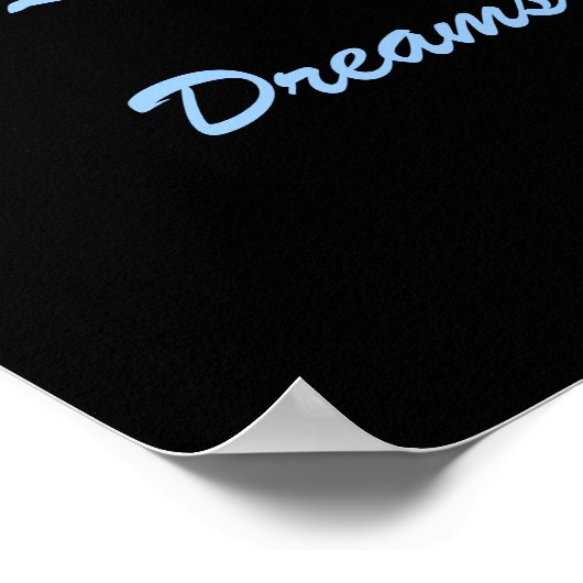 Live Your Dream Poster (Ecke)