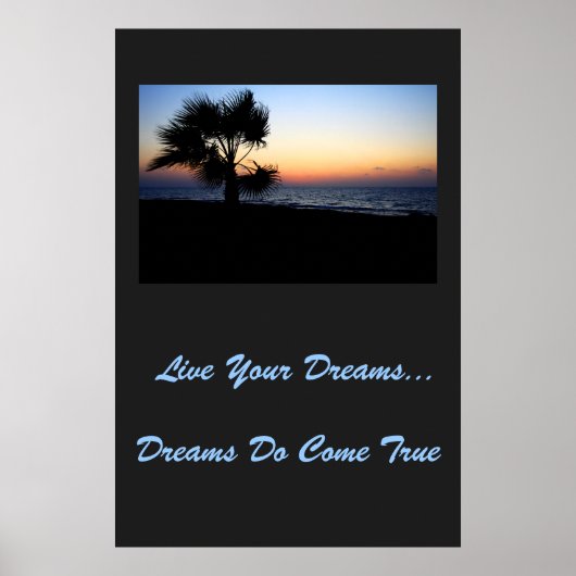 Live Your Dream Poster (Vorne)