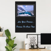 Live Your Dream Poster (Heimbüro)
