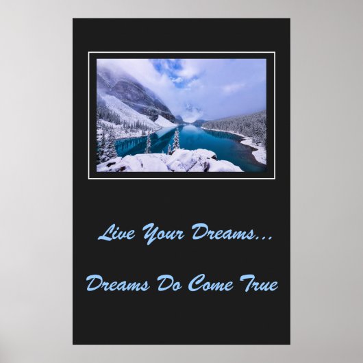 Live Your Dream Poster (Vorne)