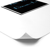 Live Your Dream Poster (Ecke)