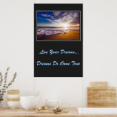 Live Your Dream Poster (Küche)