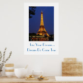 Live Your Dream Poster (Küche)