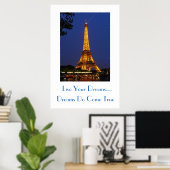 Live Your Dream Poster (Heimbüro)