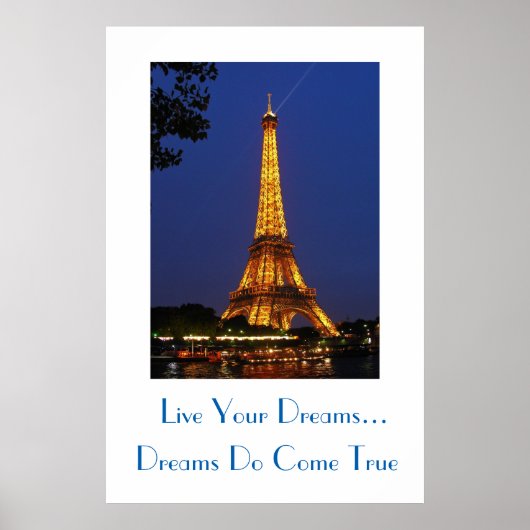 Live Your Dream Poster (Vorne)
