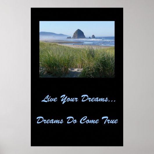 Live Your Dream Poster (Vorne)