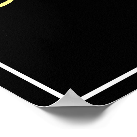 Live Your Dream Poster Yellowstone (Ecke)