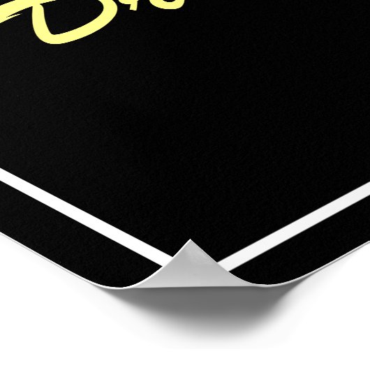 Live Your Dream Poster Yellowstone (Ecke)