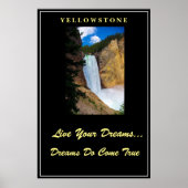 Live Your Dream Poster Yellowstone (Vorne)