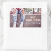Live Your Dreams Aufkleber (Tasche)