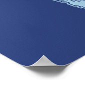 Live Your Dreams benutzerdefiniertes Farbposter Poster (Ecke)