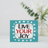Live your Joeting Card Karte (Stehend Vorderseite)