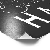 Live Your Life Happy Wedding Print 6x4, 12x8 Fotodruck (Ecke)