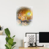 "Live your life" Tecumseh Dreamcatcher Sonnenunter Poster (Heimbüro)