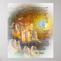 "Live your life" Tecumseh Dreamcatcher Sonnenunter