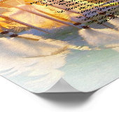 "Live your life" Tecumseh Dreamcatcher Sonnenunter Poster (Ecke)