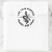 Live your Purpose Aufkleber (Tasche)