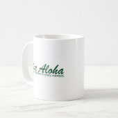 LiveAloha Landschaftsentwurf Kaffeetasse (Vorderseite Links)