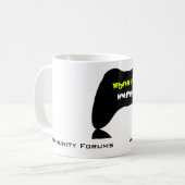 Liveaufenthaltsraum-Tasse Kaffeetasse (Vorderseite Links)