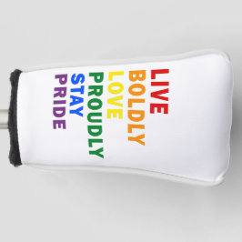 LiveBolly Liebe stolz Bleibe Pride Golf Head Cover Golf Headcover