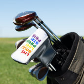 LiveBolly Liebe stolz Bleibe Pride Golf Head Cover Golf Headcover (In Situ)
