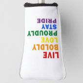 LiveBolly Liebe stolz Bleibe Pride Golf Head Cover Headcover (Rotieren 90)