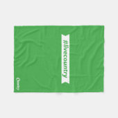 #LiveCountry Fleecedecke (Vorderseite (Horizontal))