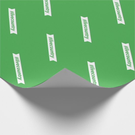 #LiveCountry Geschenkpapier (Ecke)