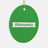#LiveCountry Keramikornament (Rechts)