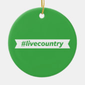 #LiveCountry Keramikornament (Vorne)
