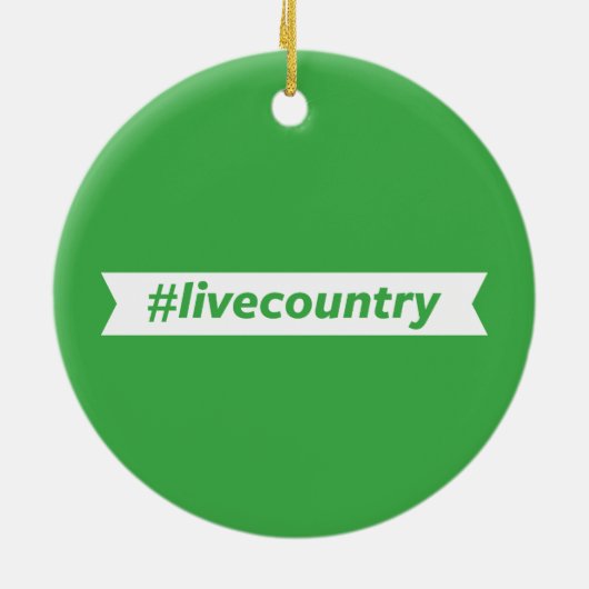 #LiveCountry Keramikornament (Hinten)