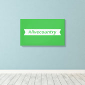 #LiveCountry Leinwanddruck (Insitu (Holzboden))