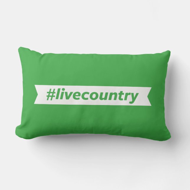 #LiveCountry Lendenkissen (Vorderseite)