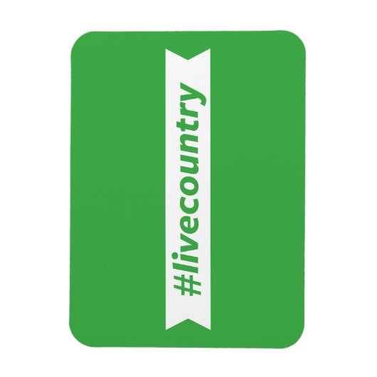 #LiveCountry Magnet (Vertikal)