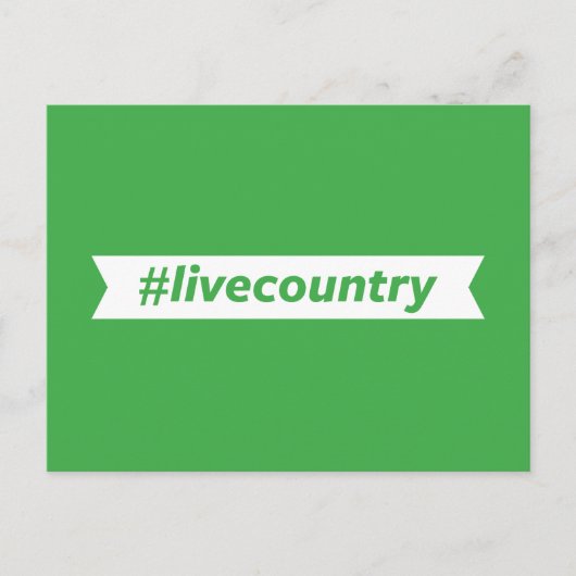 #LiveCountry Postkarte (Vorderseite)