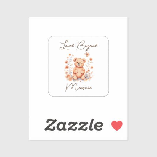 Lived Beyond Measure Aufkleber (Blatt)