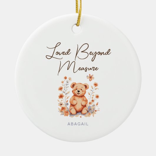 Lived Beyond Measure Latte Tasse Keramik Ornament (Vorne)