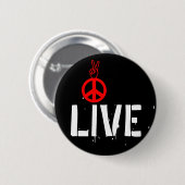 Livefrieden - Strawberry Fields NYC Button (Vorne & Hinten)
