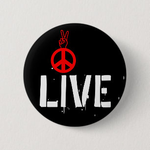 Livefrieden - Strawberry Fields NYC Button