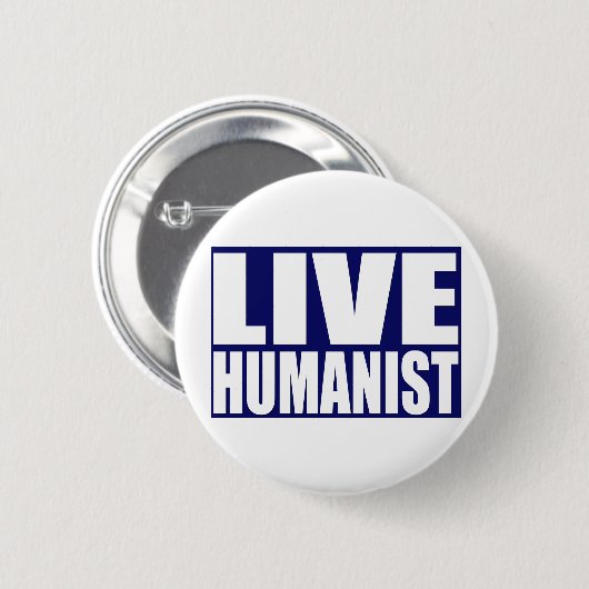 Livehumanist Button (Vorne & Hinten)