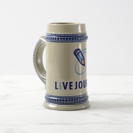 LiveJournal Stein Bierglas (Vorderseite Links)