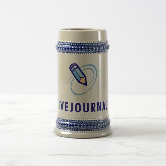 LiveJournal Stein Bierglas (Mittel)