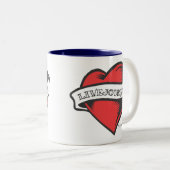 LiveJournal Tätowierung Zweifarbige Tasse (VorderseiteRechts)